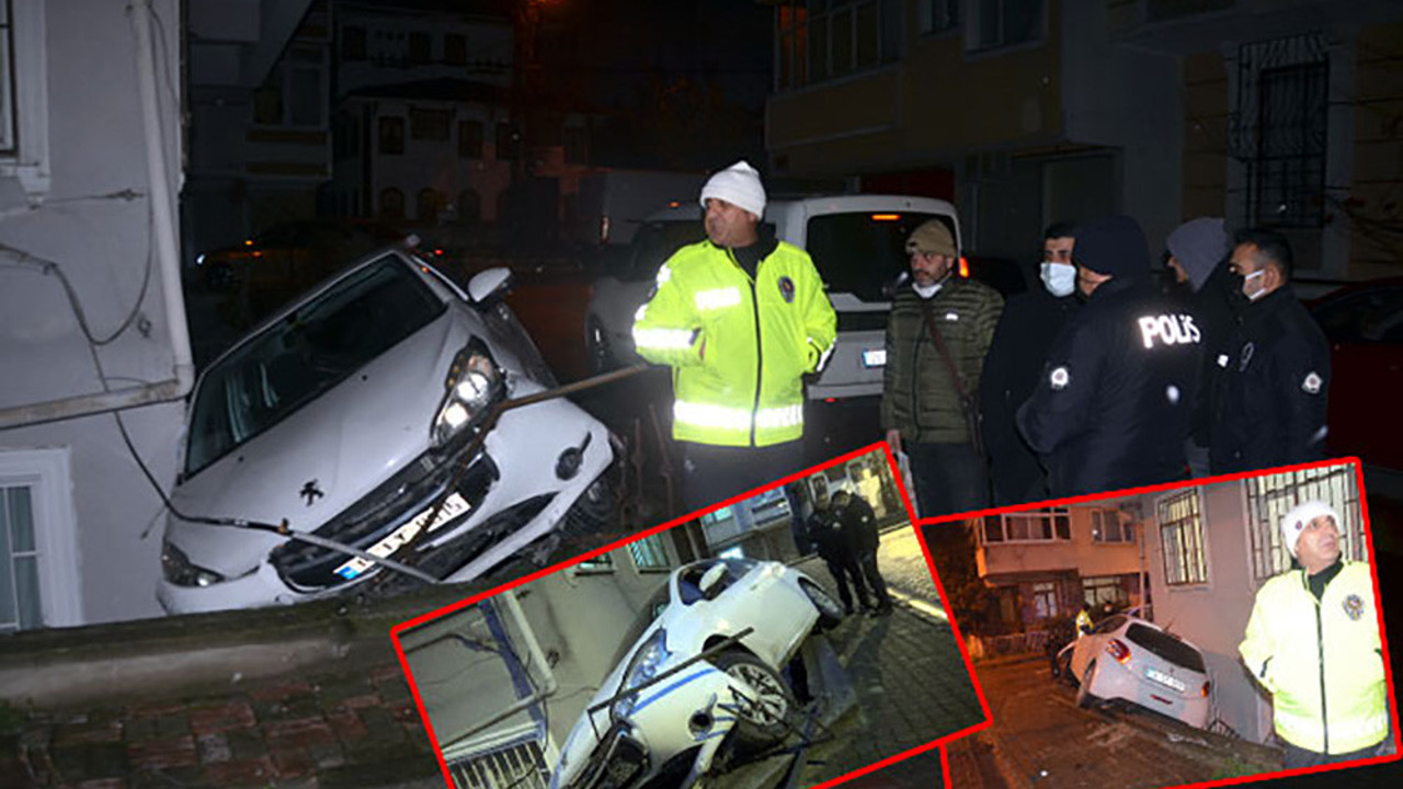 Fren yerine gaz pedalına bastı!