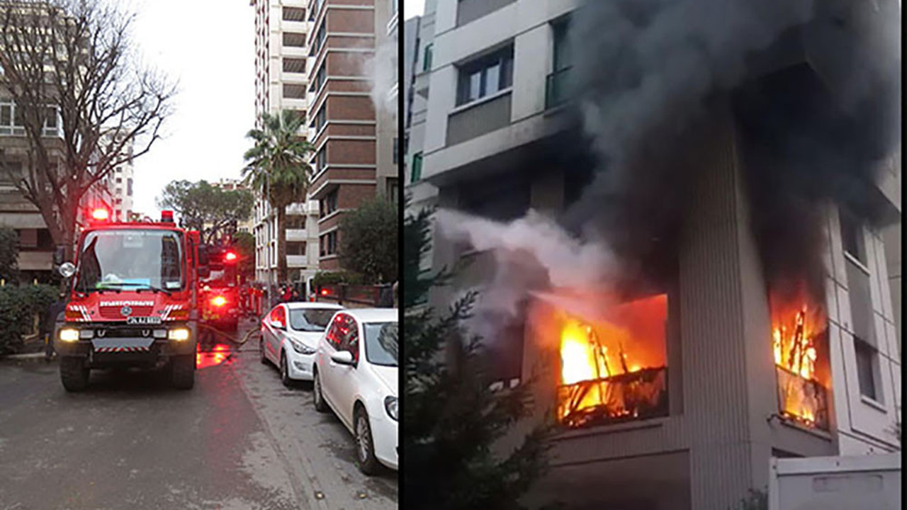 Kadıköy’de 10 katlı binada yangın: 1 ölü