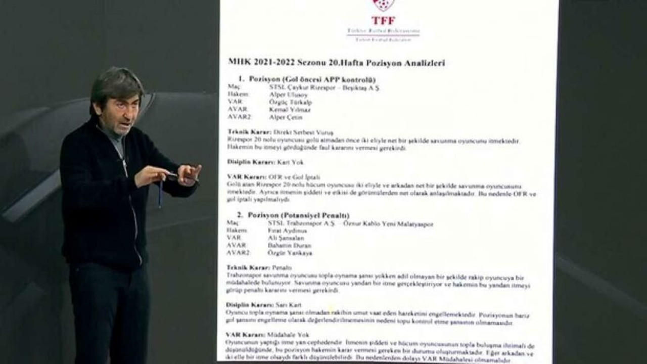 Rıdvan Dilmen hakemlere gönderilen gizli belgeyi yayınladı! Böyle rezalet görmedim dedi