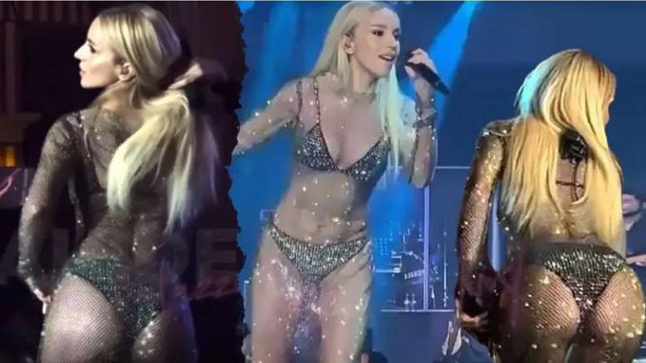 Şarkıcı Gülşen, öyle bir transparan elbise giydi ki sosyal medya ikiye bölündü.