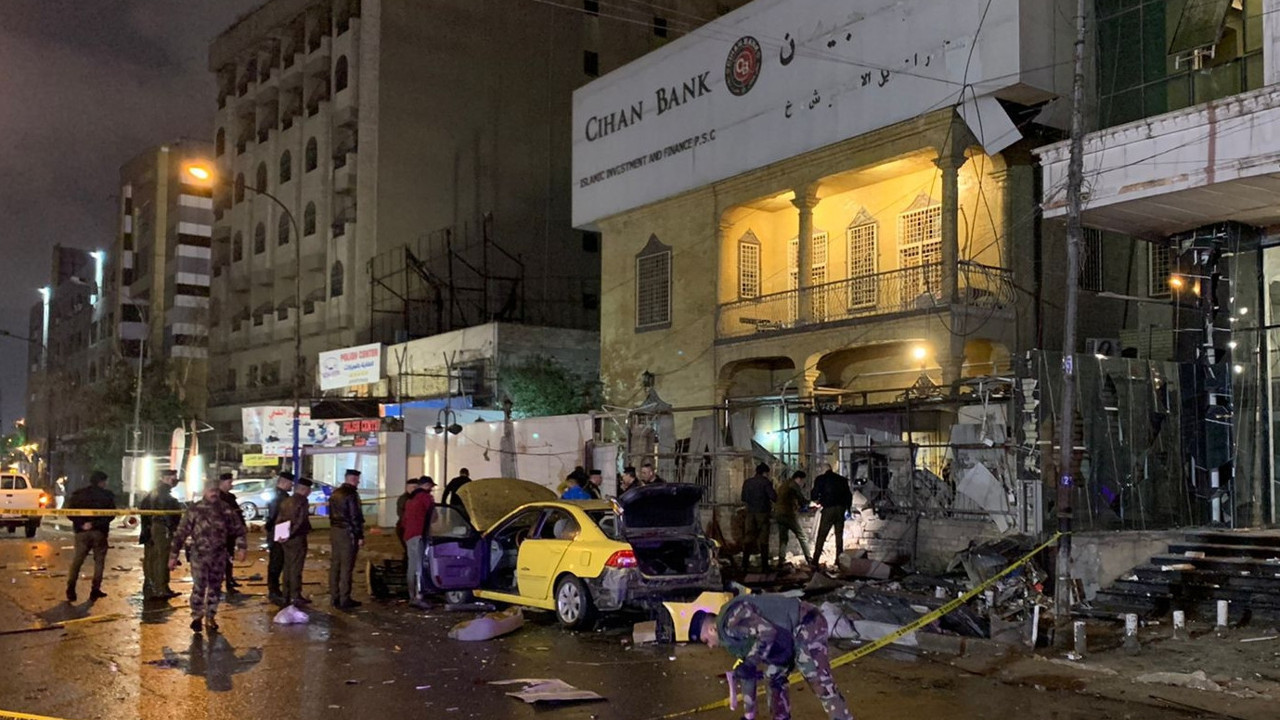 Bağdat'ta bankada patlama: 1 yaralı
