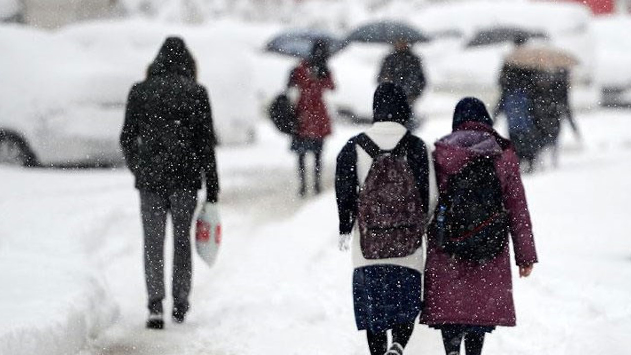 Samsun'da eğitime kar engeli