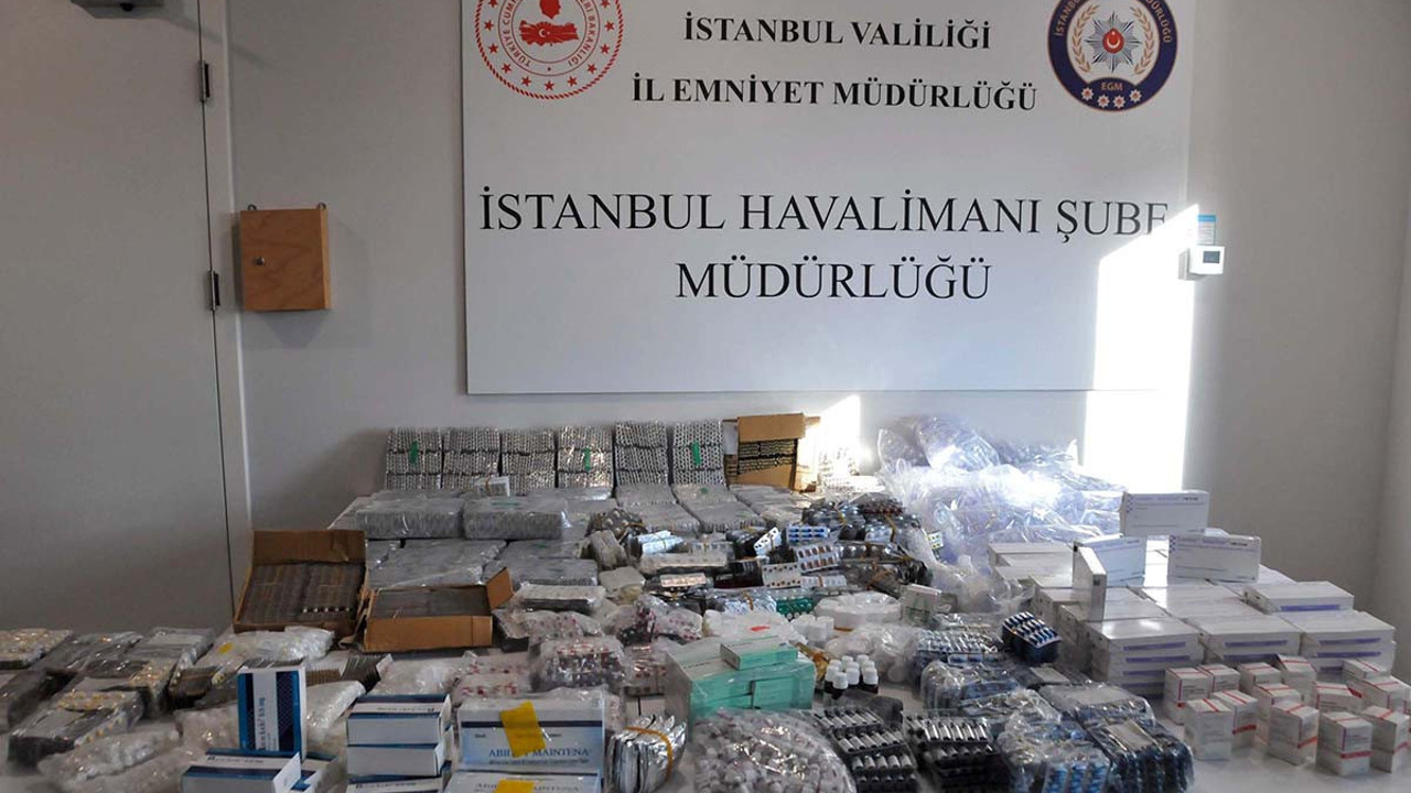 İstanbul Havalimanı'nda kaçak ilaç operasyonu