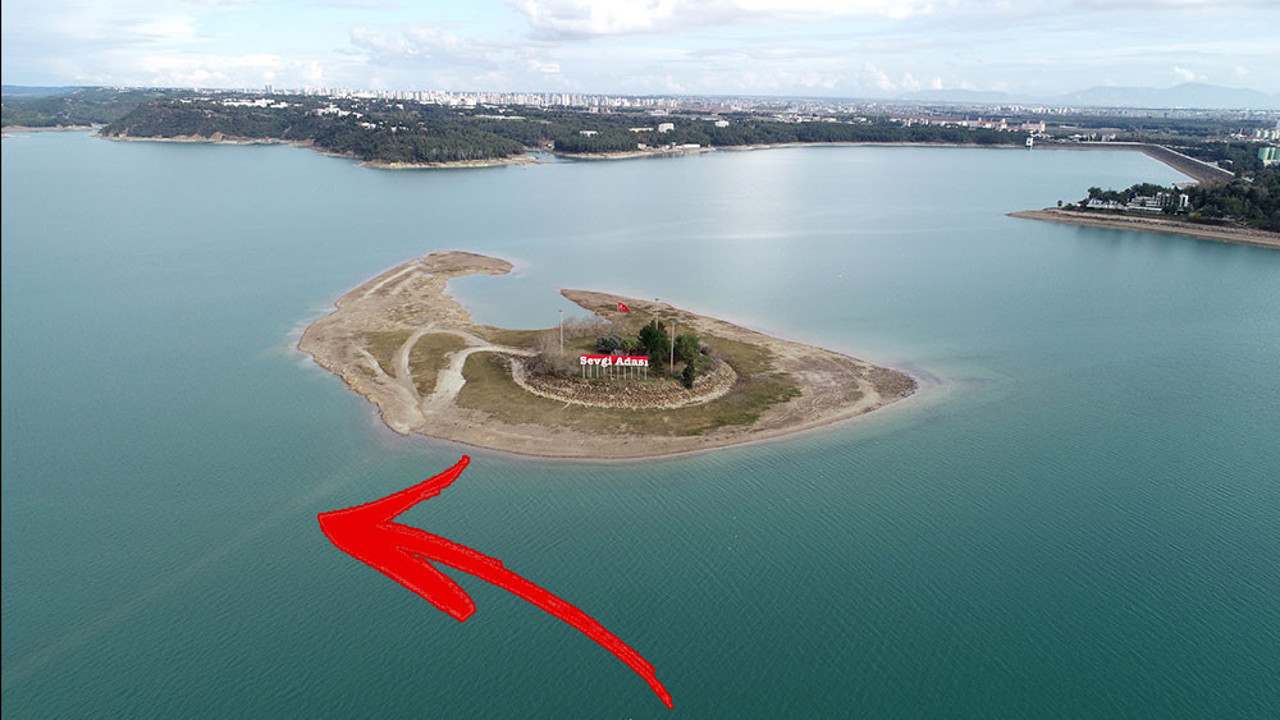 Sevgi Adası’nın yolu suya gömüldü
