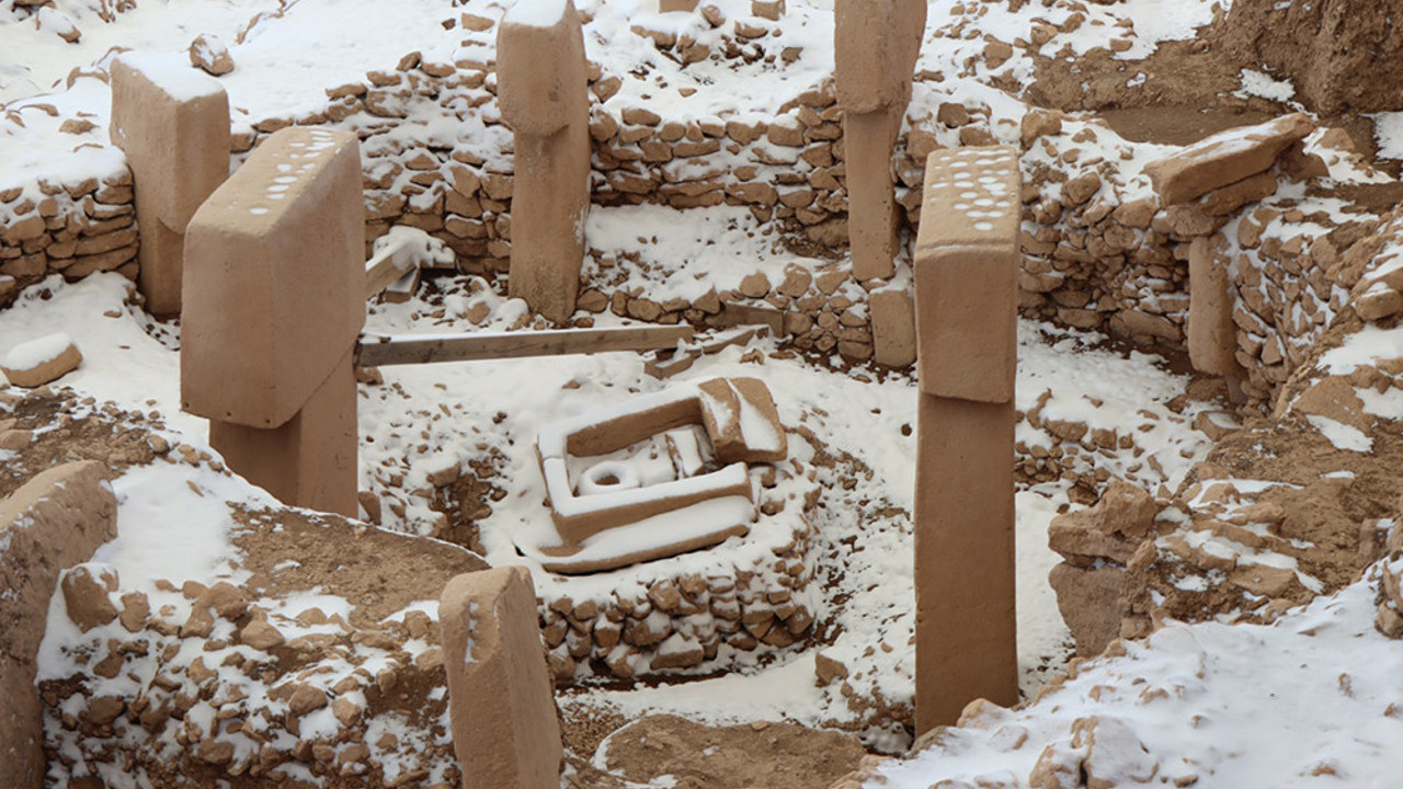 Göbeklitepe beyaza büründü