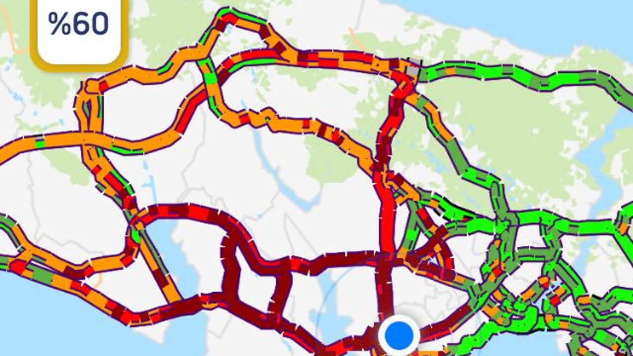 İstanbul'da hiç tıkanmayan yollar bile kapandı