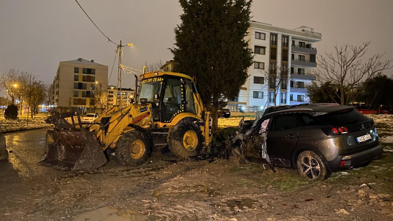 Tuzla'da kaza yapan sürücünün sözleri şok etti