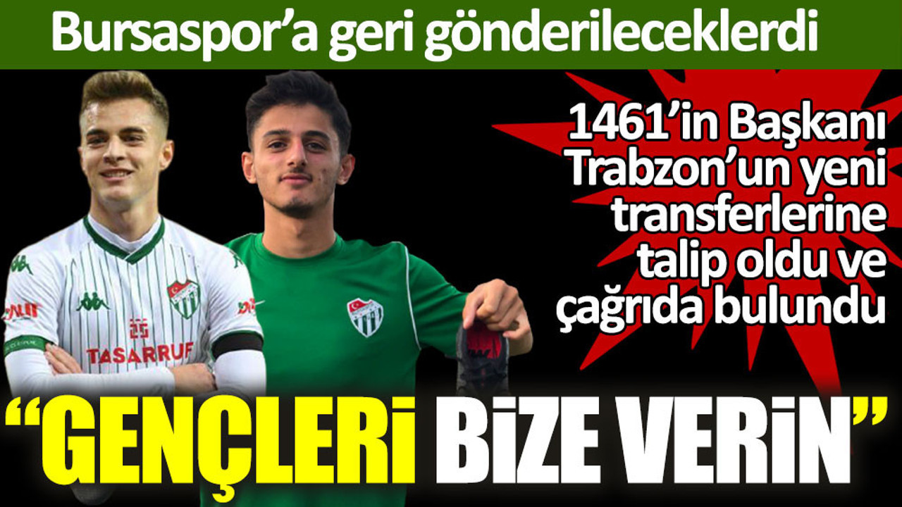 Trabzonspor'a gençler için transfer çağrısı