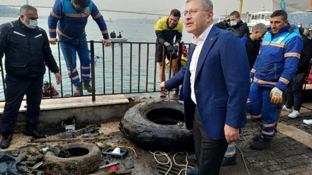 Denizden balık hariç her şey çıktı