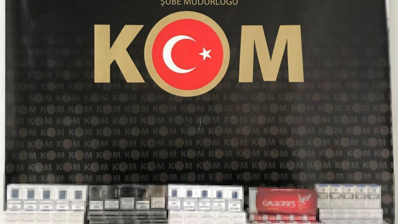 Düğün konvoyundan kaçak sigara çıktı