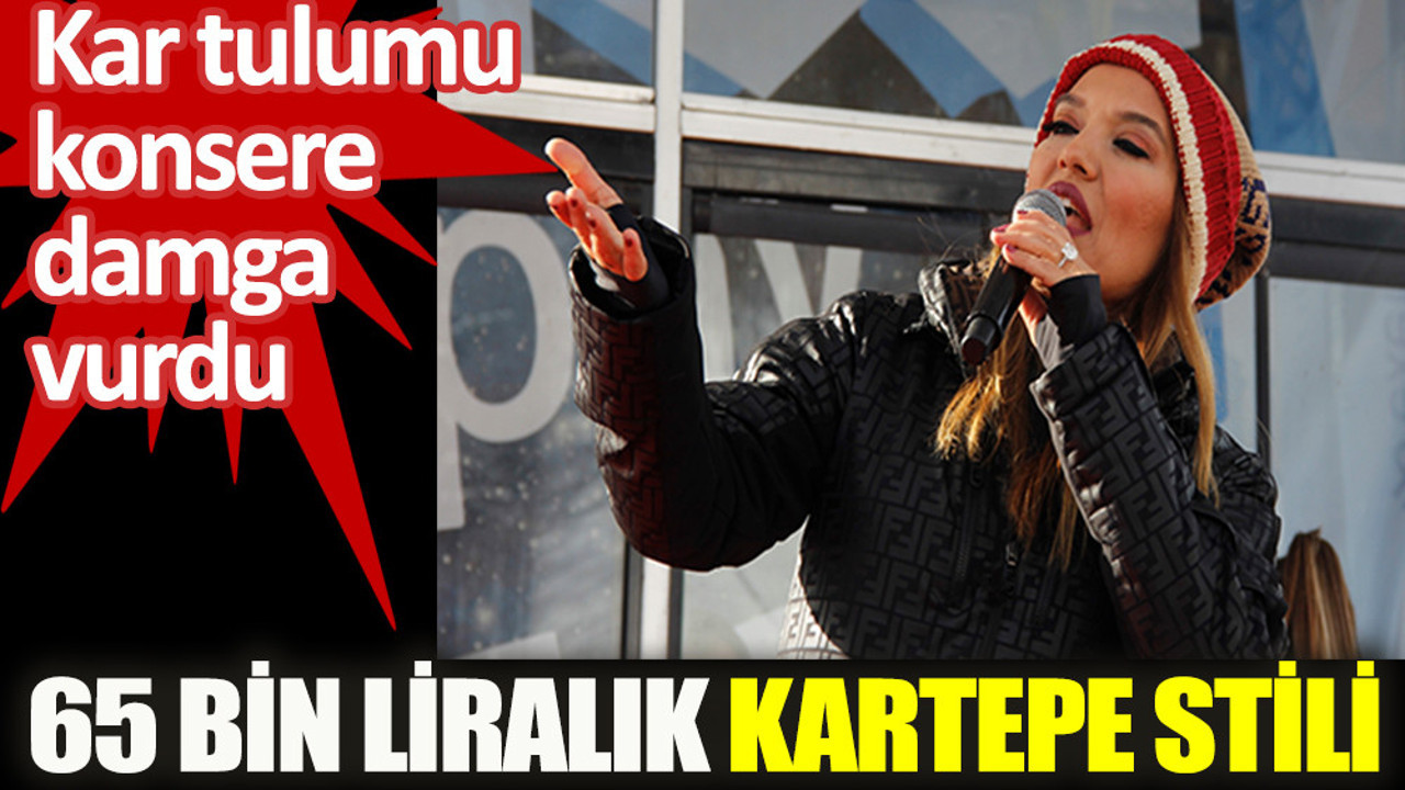 Demet Akalın'ın 65 bin TL'lik Kartepe stili!