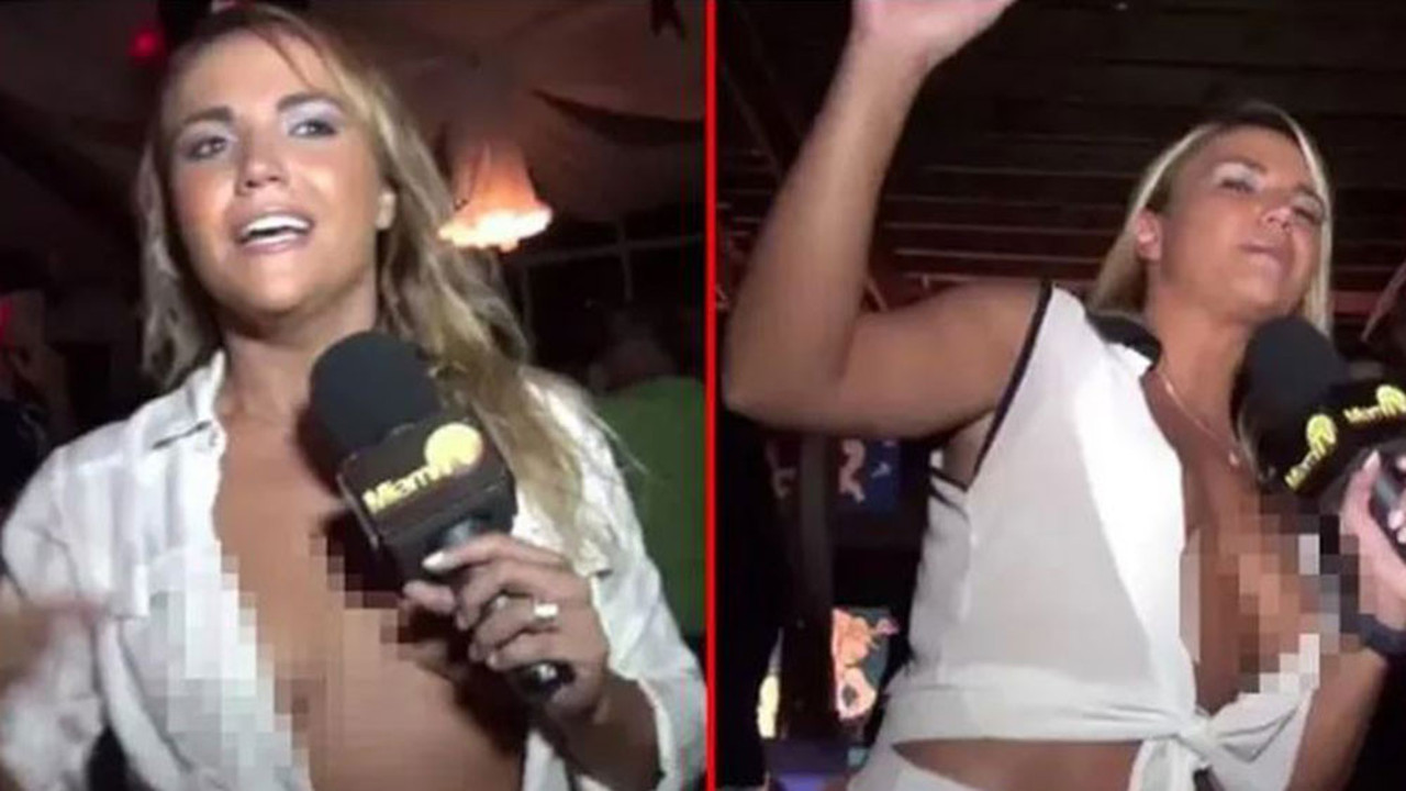 Muhabir çıplak röportaj yaptı!