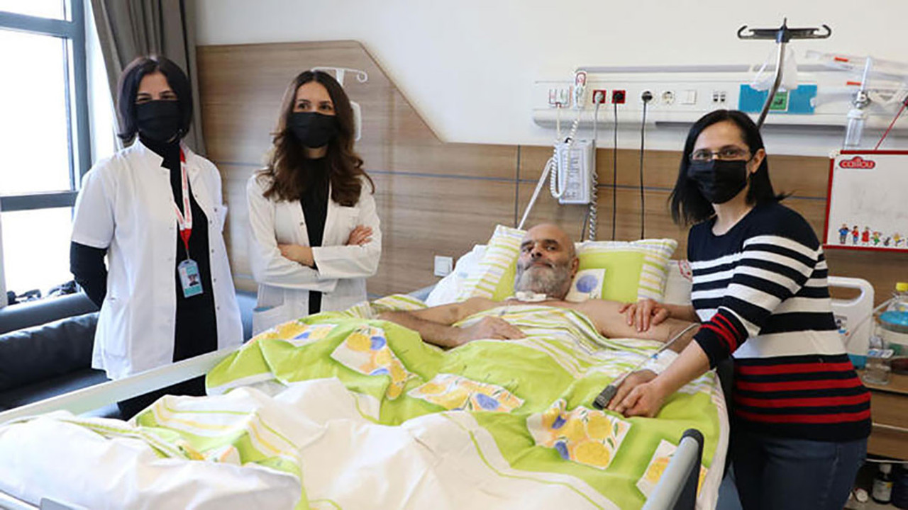 Felçli hasta artık yemek yiyebiliyor
