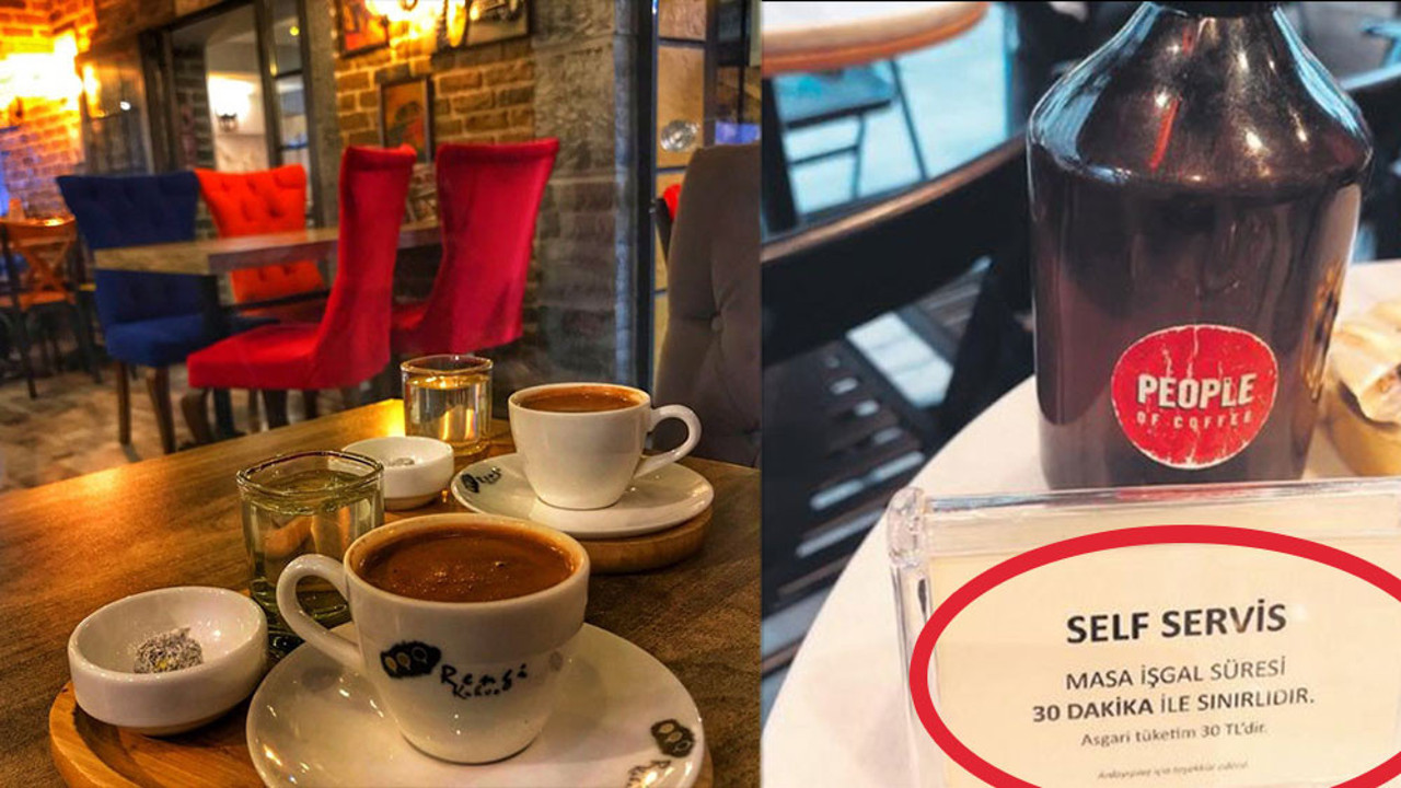 Nişantaşı'nda artık bir kahveye saatlerce oturmak yok. Enflasyon oldu böyle oldu