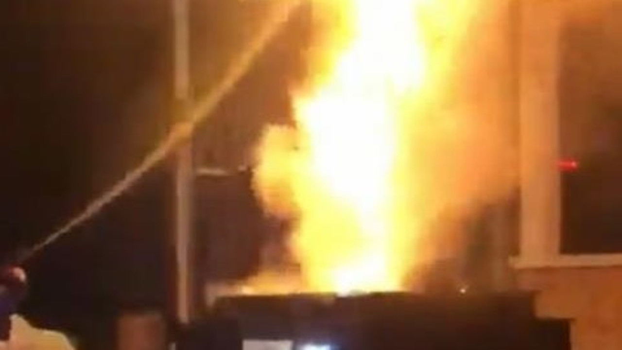 Anıt yakanlar gözaltında