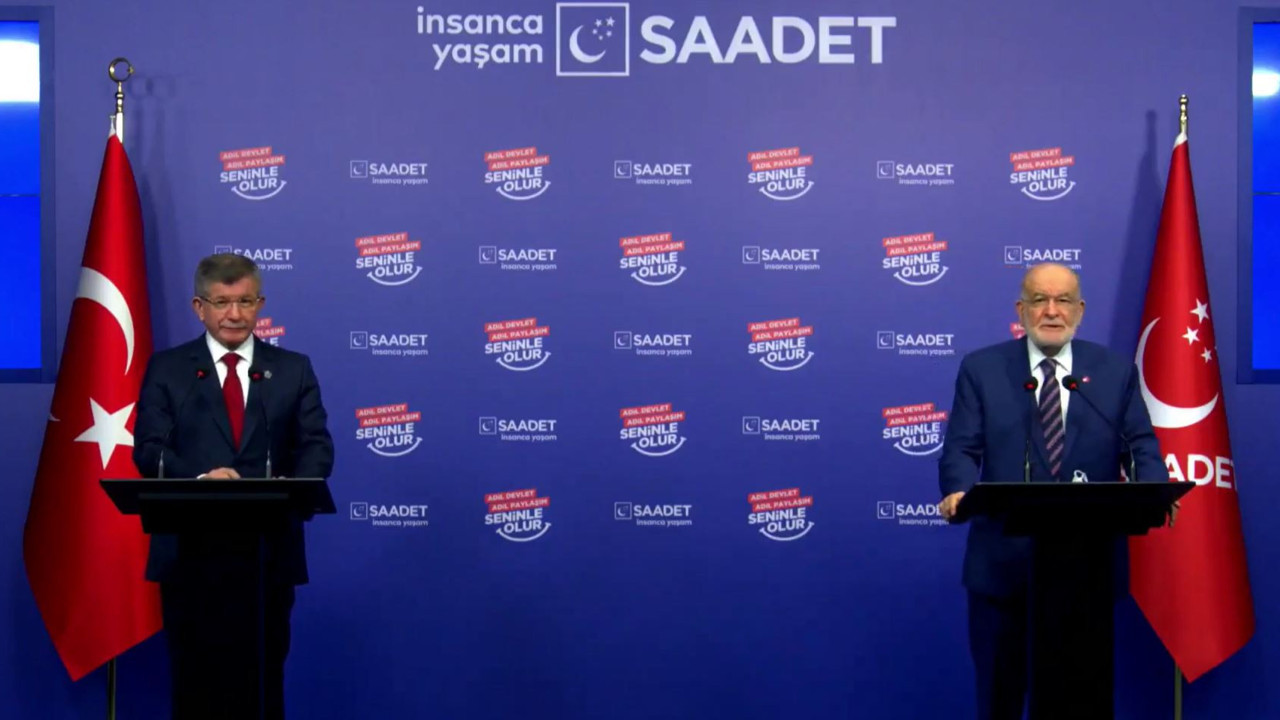 Davutoğlu ile Karamollaoğlu'ndan Erdoğan'a Osman Kavala tepkisi