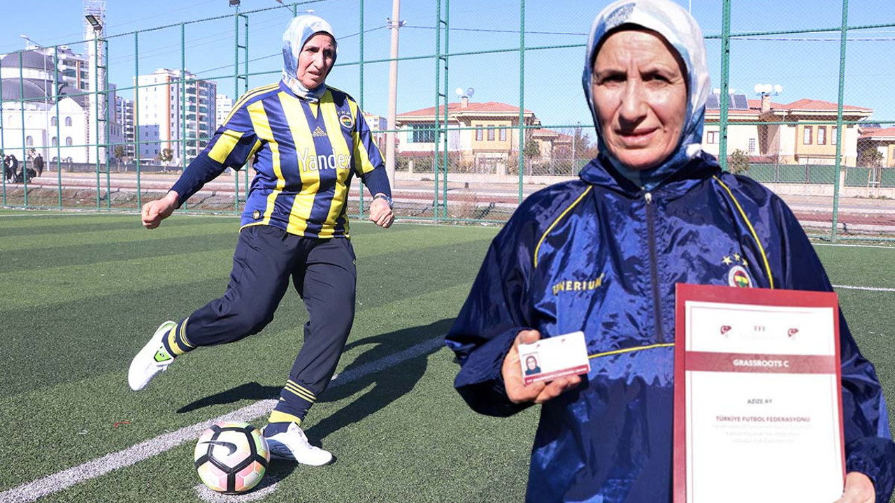 Aşçı Azize’nin futbol aşkı