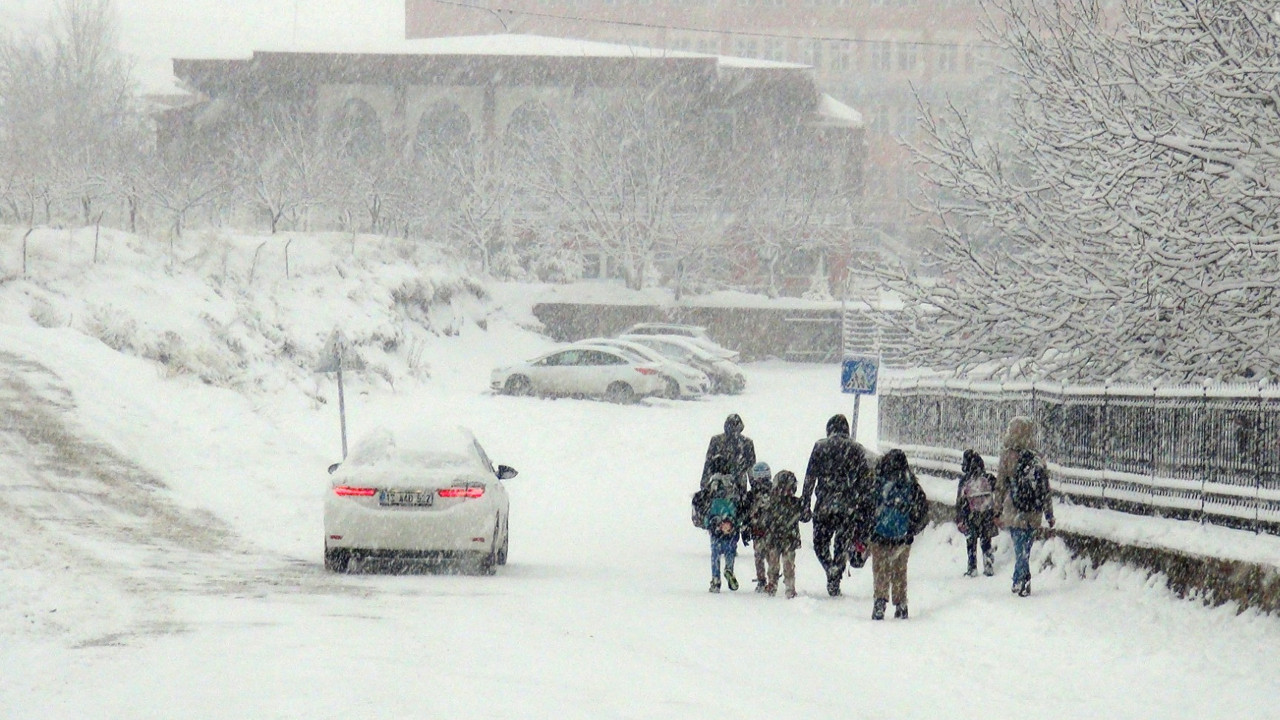 Ahlat beyaza büründü