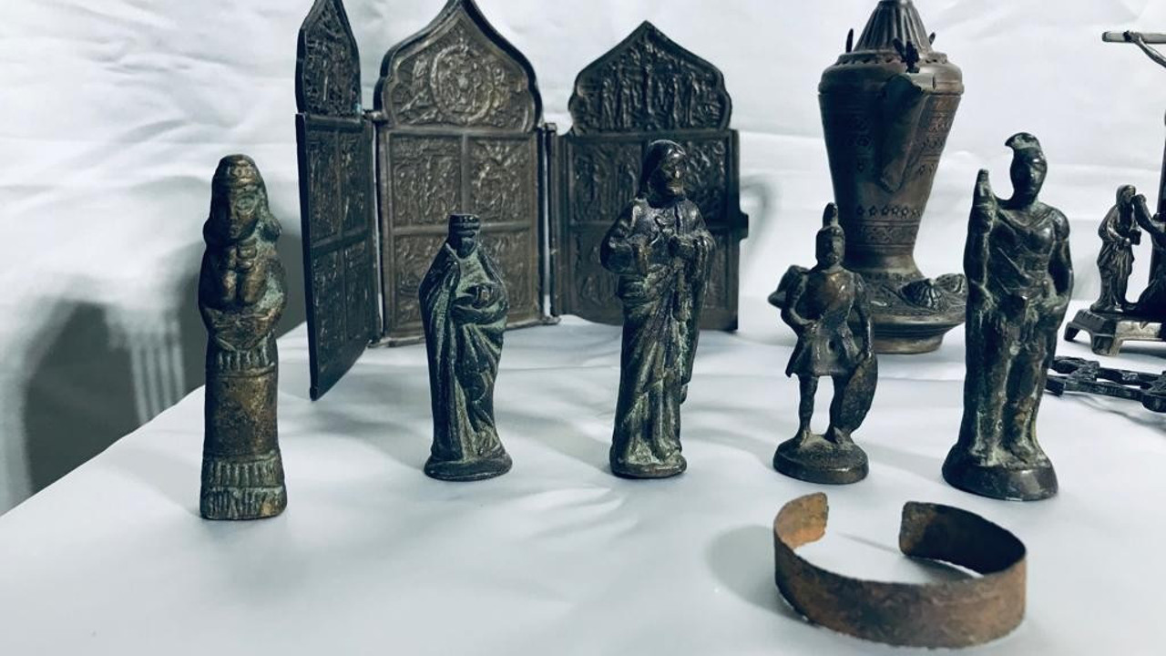 420 adet kaçak tarihi eser ele geçirildi