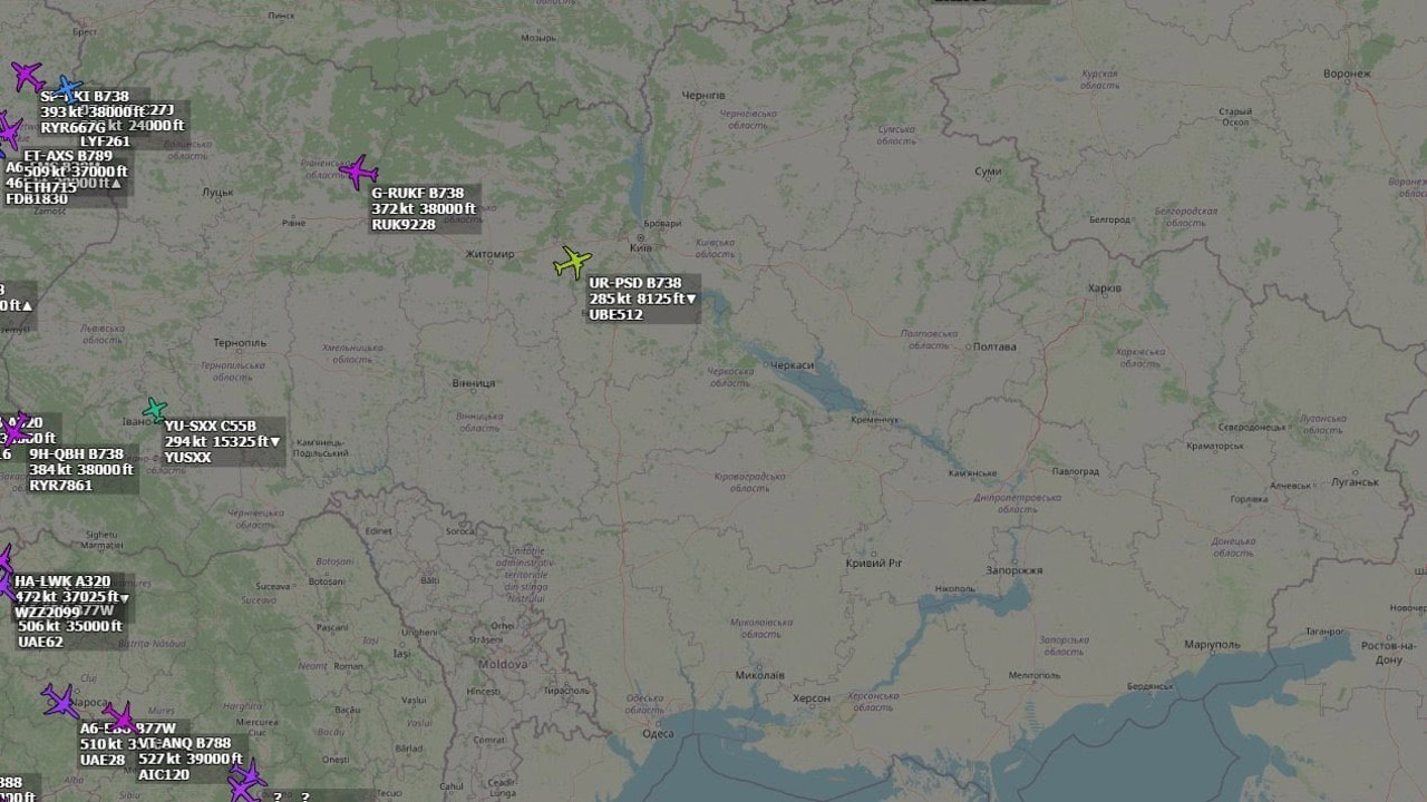 Ukrayna hava sahası sivil uçuşlara kapatıldı