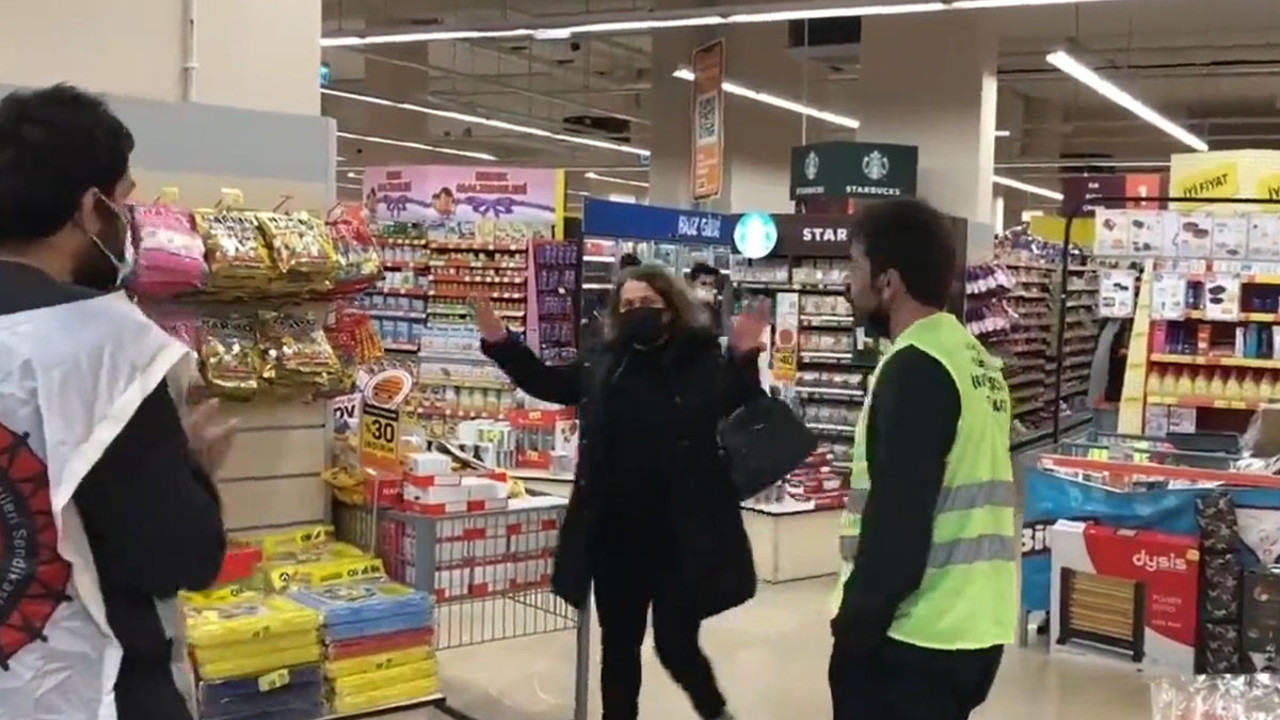 Vatandaşlar Migros boykotuna böyle destek verdi! Aldıkları ürünü bırakarak marketten çıktılar