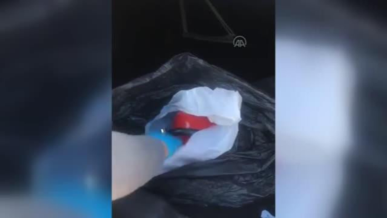 Yangın söndürme tüpünden uyuşturucu çıktı