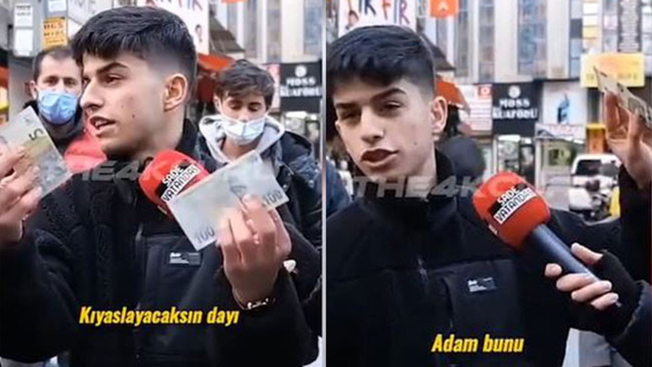 5 Euro ile 100 Lira arasındaki farkı anlattı sosyal medya yıkıldı! Gelen tepkiler genç adamı çıldırttı