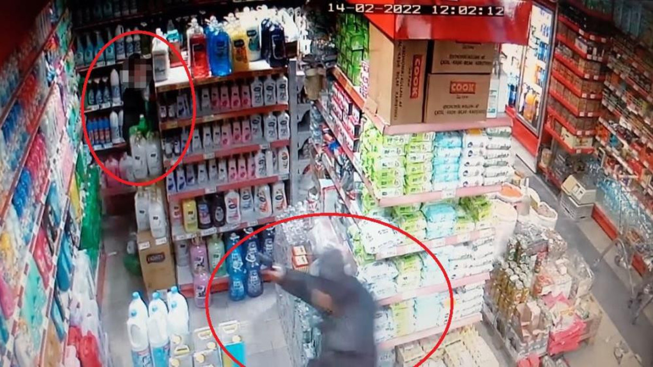 Markete girdi ölümden kurtuldu