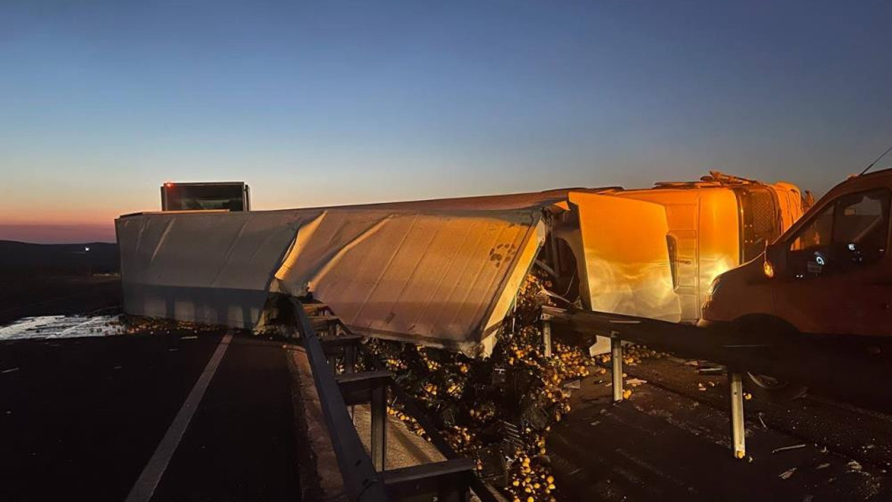 Cadde portakal bahçesine döndü