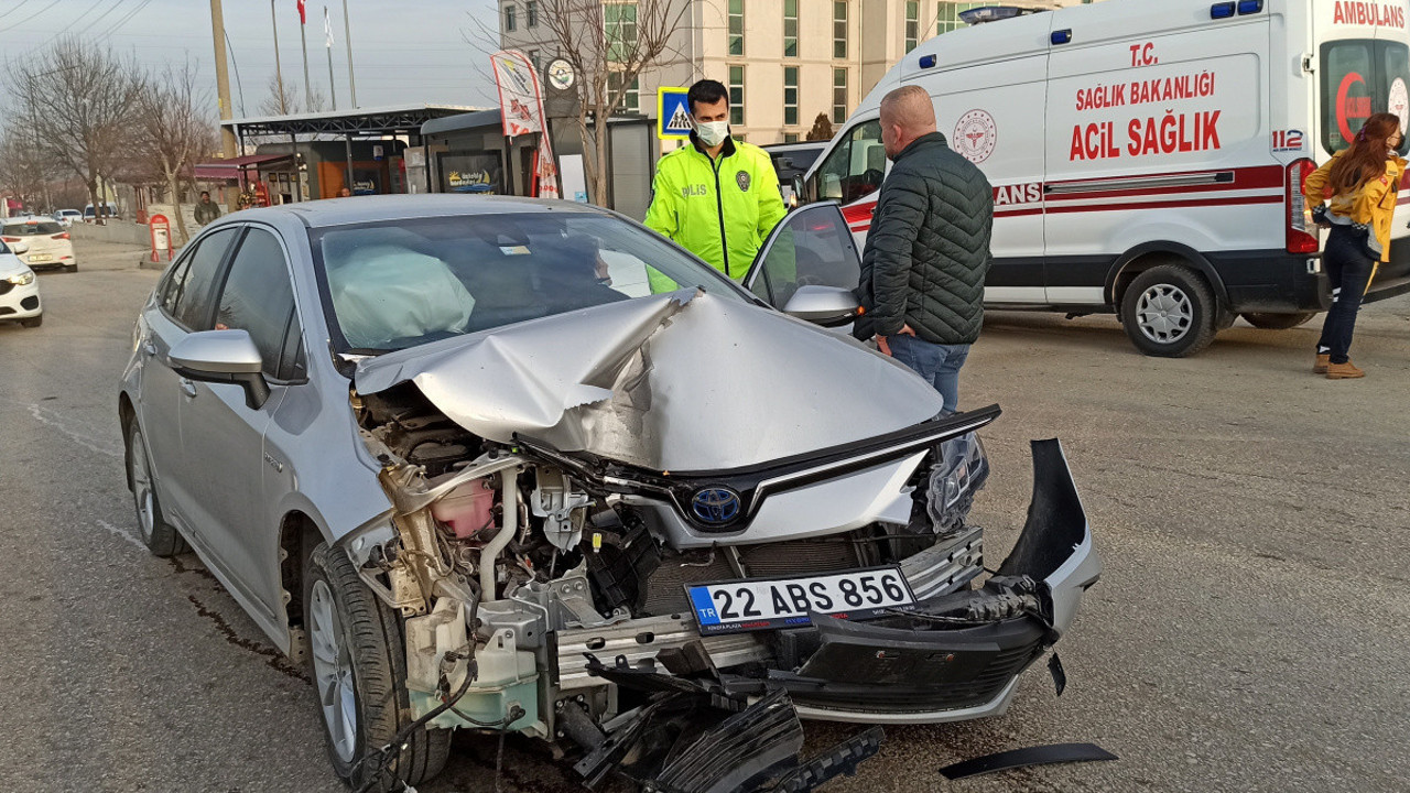 Güneş gözünü alınca bariyere çarptı