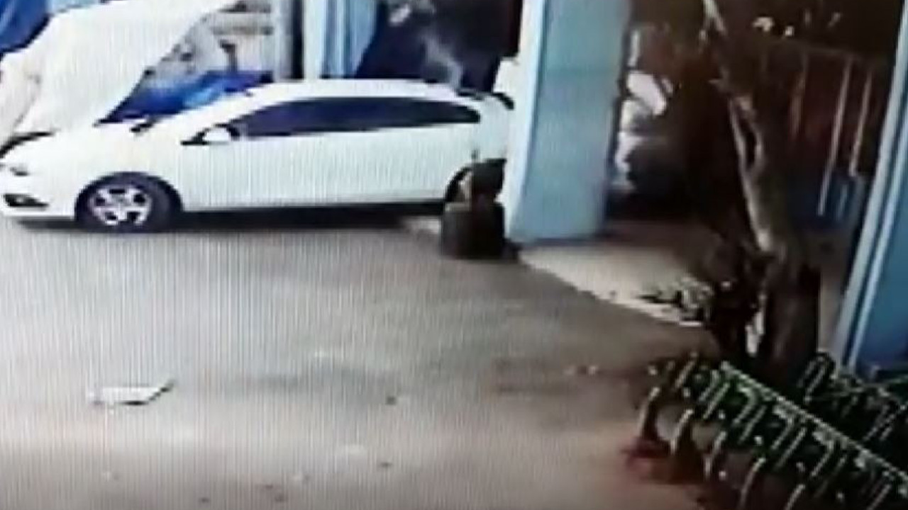 10 bin liralık fıstığı 45 saniyede çaldı