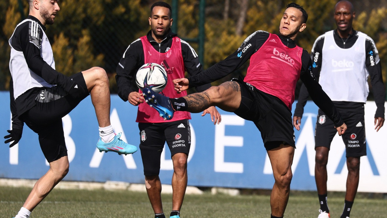 Beşiktaş taktik çalıştı (17 Şubat 2022)