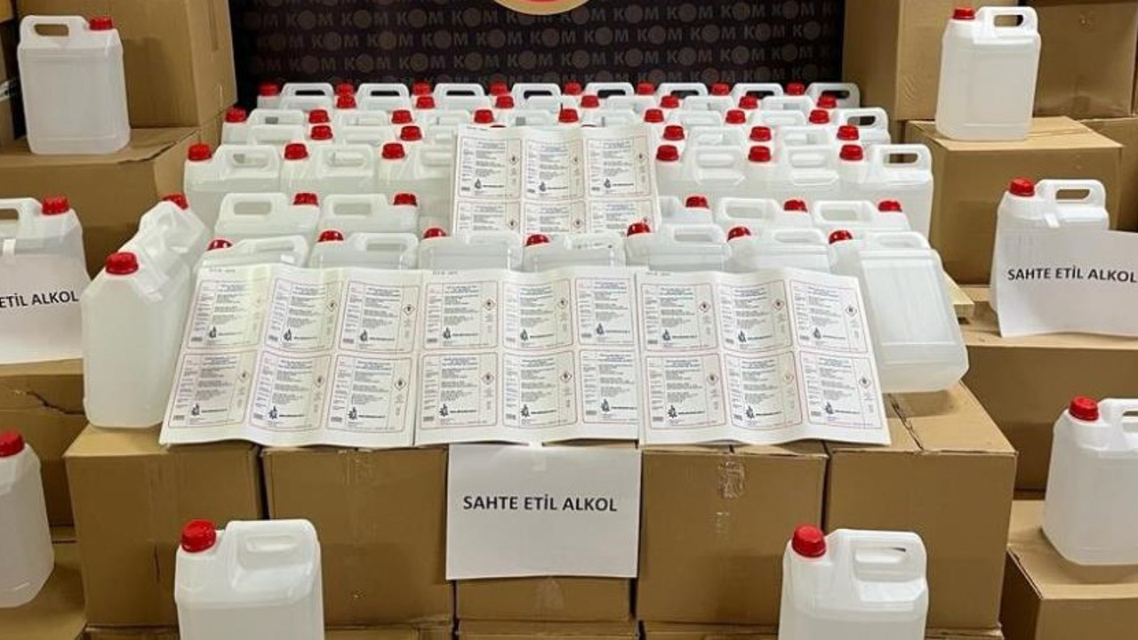 İzmir'de etil alkol baskını