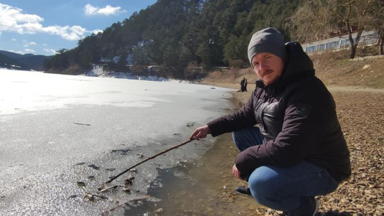 Bolu'da buzlar eridi acı manzara ortaya çıktı