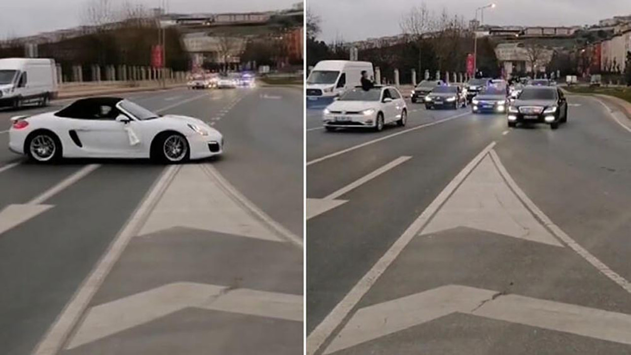 Çakarlı araçlarla düğün konvoyuna ceza yağdı