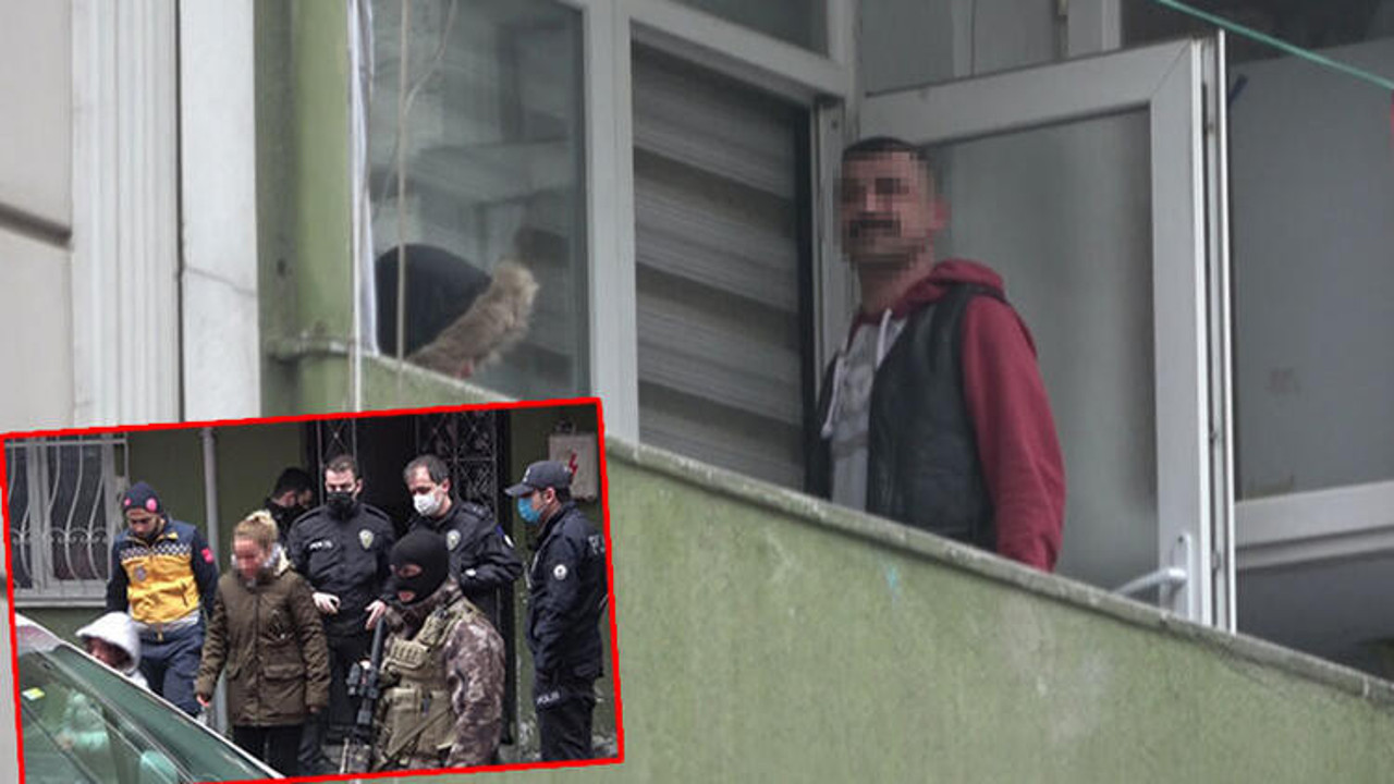 Eşi ve çocuğuna dehşeti yaşattı