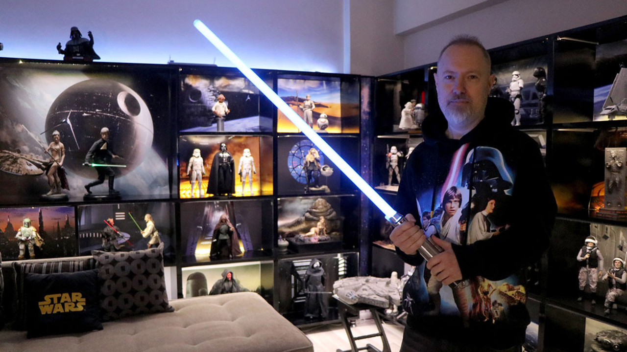 Evini ‘Star Wars’ müzesine çevirdi! 30 yıldır biriktiriyor…