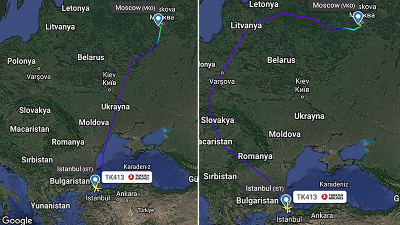 Ukrayna’daki savaşta NOTAM devrede! İstanbul-Moskova uçuşları bir saat uzadı…