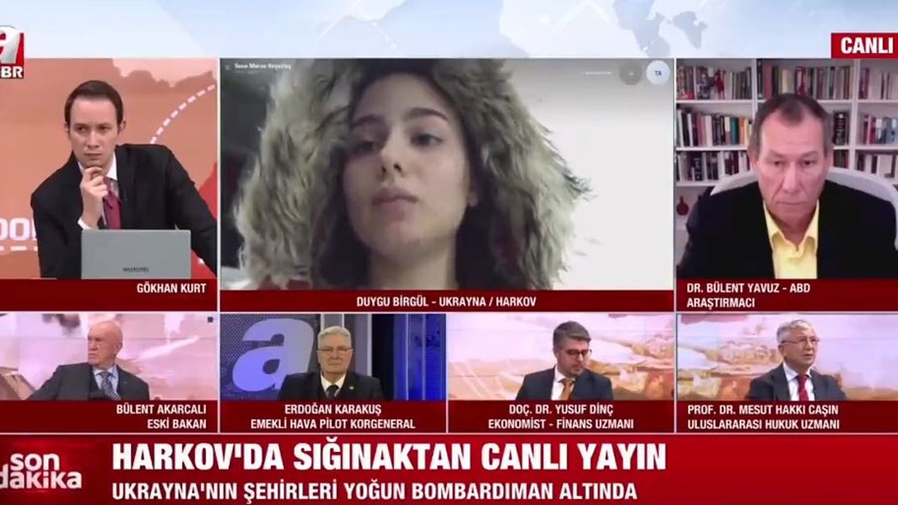 Ukrayna'daki Türk kızı apar topar canlı yayından alındı. A Haber’de büyük skandal. Gerçekleri söyleyince...
