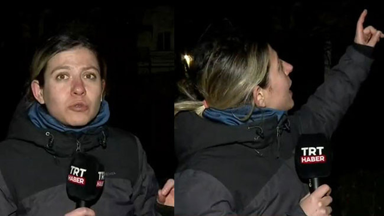 TRT muhabiri Damla Bürçeler nefes nefese kaldı! Roketler peş peşe ateşlendi