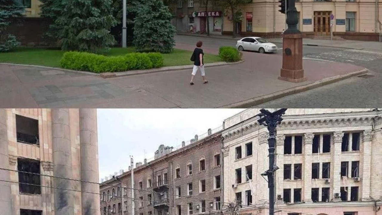 Bu alçaklığı gösterince NATO'cu mu olunuyor yani Rus severler! İşte Rus saldırıları sonrası Özgürlük Meydanı