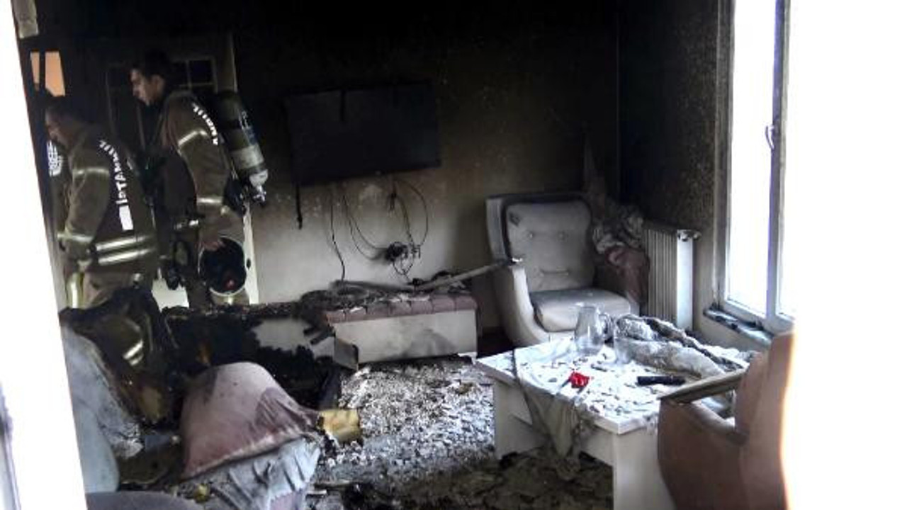 Avcılar'da yangın! Eşyalar küle döndü