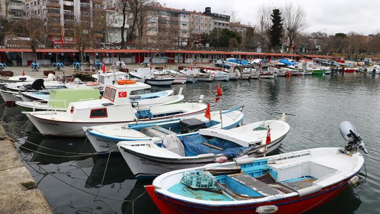 Tekirdağ'da balıkçılara "poyraz" engeli (07 Mart 2022)