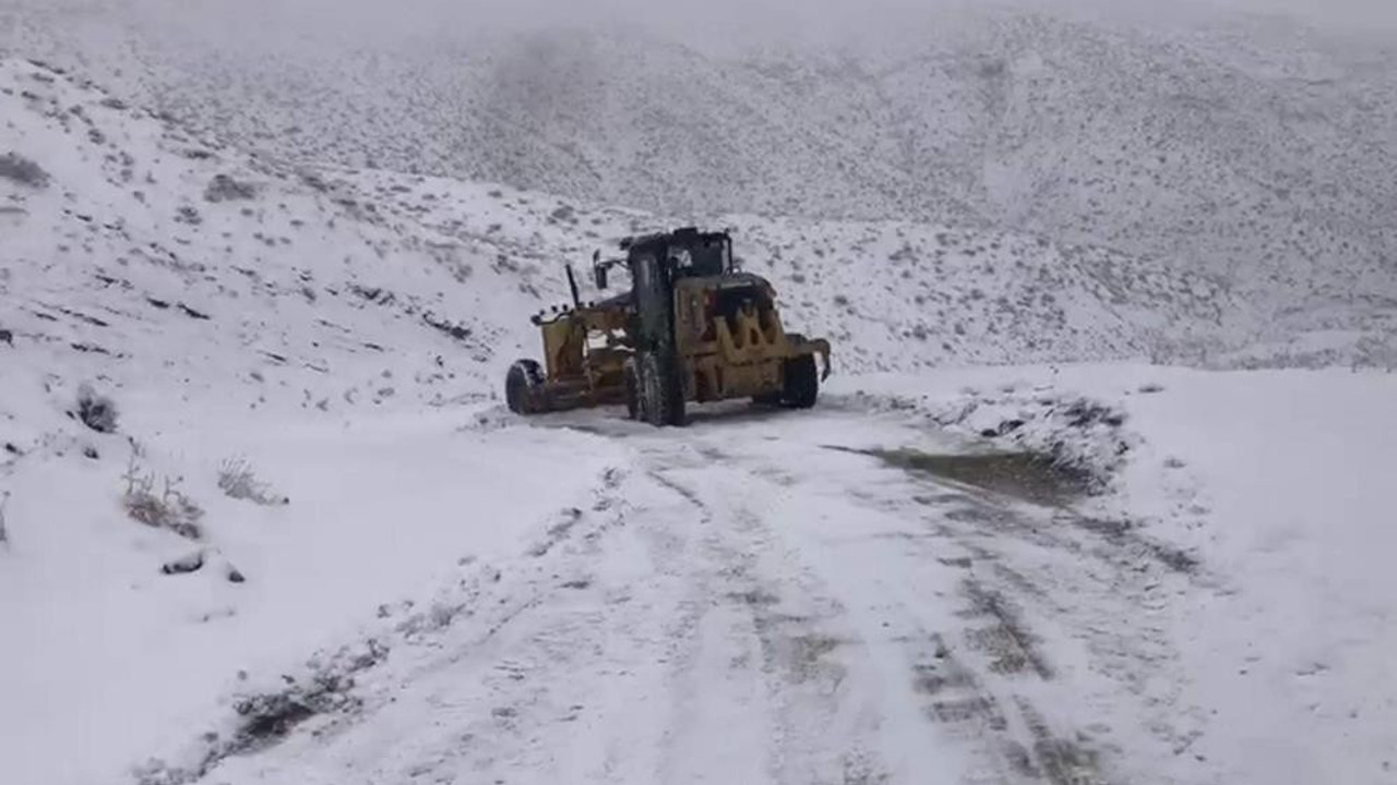 Köy yolları ulaşıma kapandı