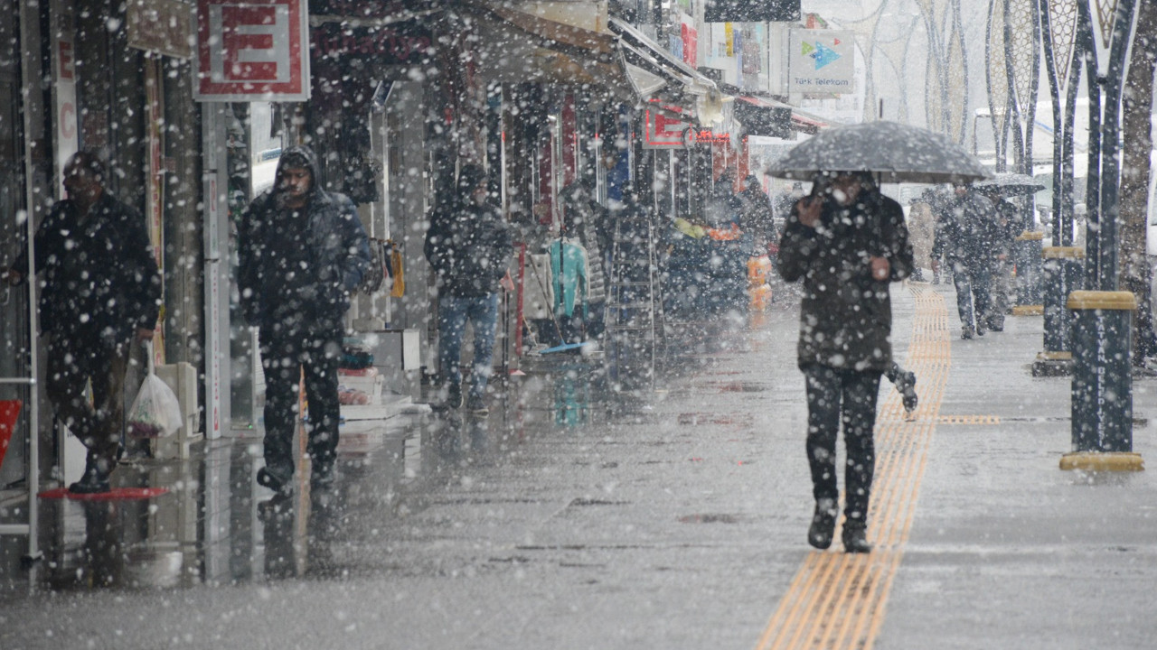Bitlis'e bahar yerine kış geri geldi