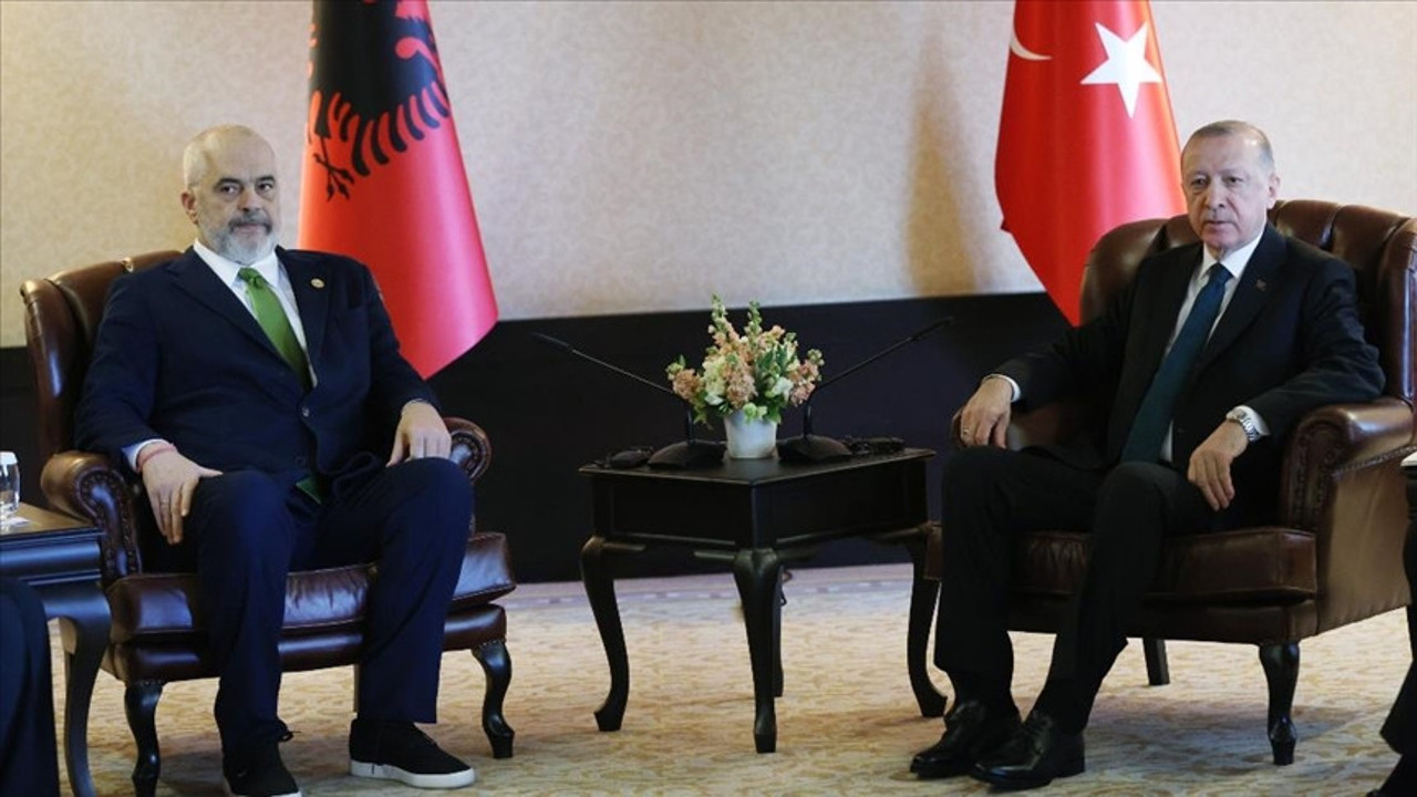 Erdoğan, Arnavutluk Başbakanı Rama'yı kabul etti (11 Mart 2022)