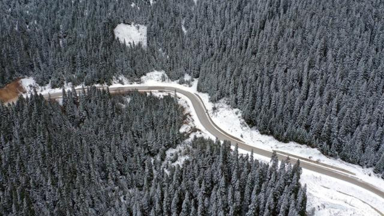 Kastamonu'da kar yağışı etkili oluyor