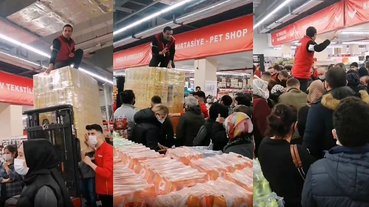 Depodan getirilen Ayçiçek yağları daha yerine konulmadan kapışıldı