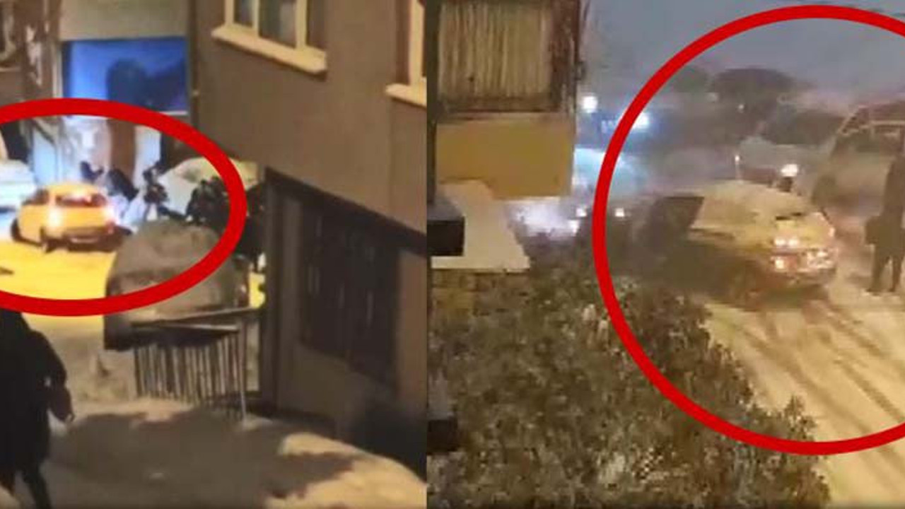 Kar yağdı yollar buz pistine döndü! Araç yoldakilere böyle çarptı, kimi de canını zor kurtardı