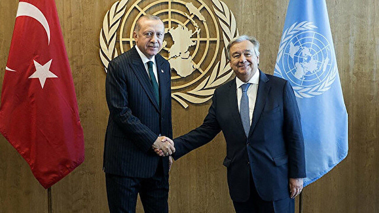 Erdoğan, BM Genel Sekreteri Guterres ile görüştü